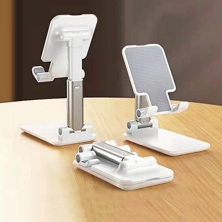 New advanced version of foldable mobile phone holder, portable mobile phone stand, multi-angle adjustment, mobile phone support stand (white, 1 piece) iphone ipad tablet Zoom phone stand