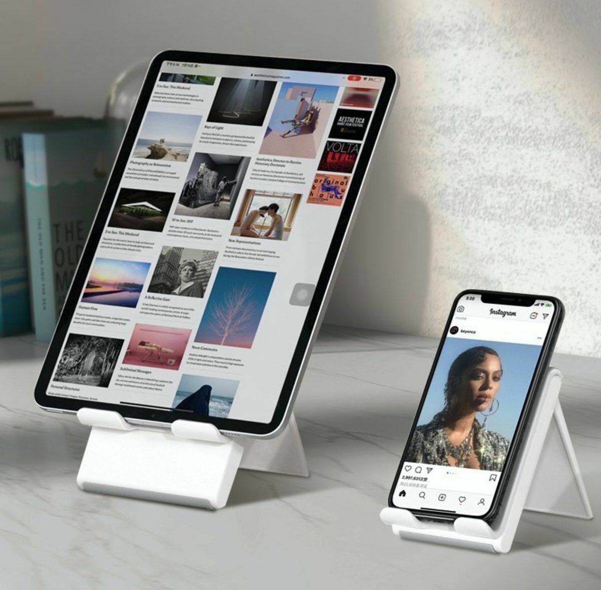 New and latest folding tablet phone lift stand, phone stand, phone stand, phone stand, phone stand, charging stand, charging stand, iPad stand, tablet stand, tablet stand, lazy artifact, convenient touch-free stand for ipad Tab S7 Iphone