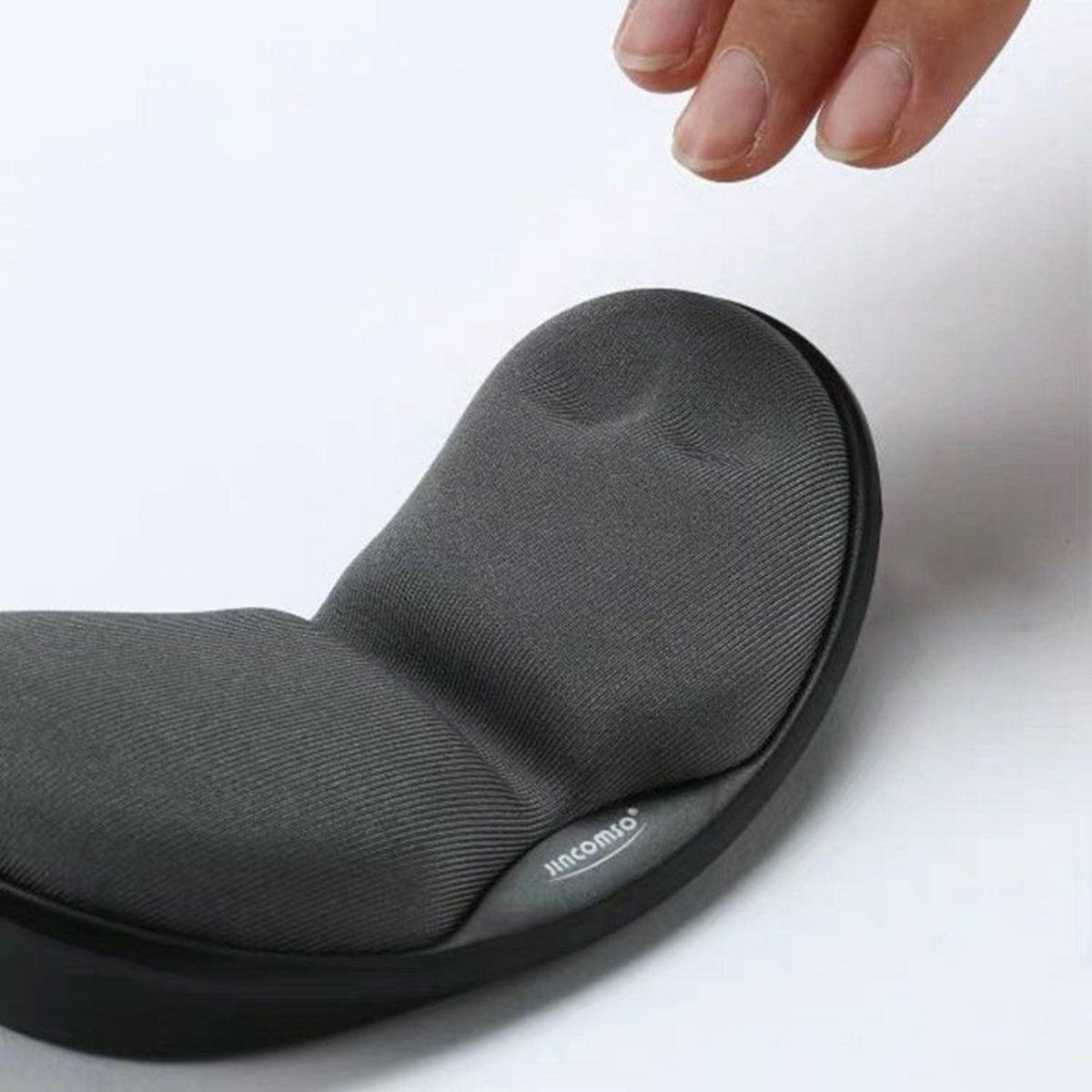 Hot Selling Ergonomic Wrist Pad Memory Gel Wrist Pad Esports Mouse Mouse Pad Gel Wrist Pad WFH OFFICE (Black)