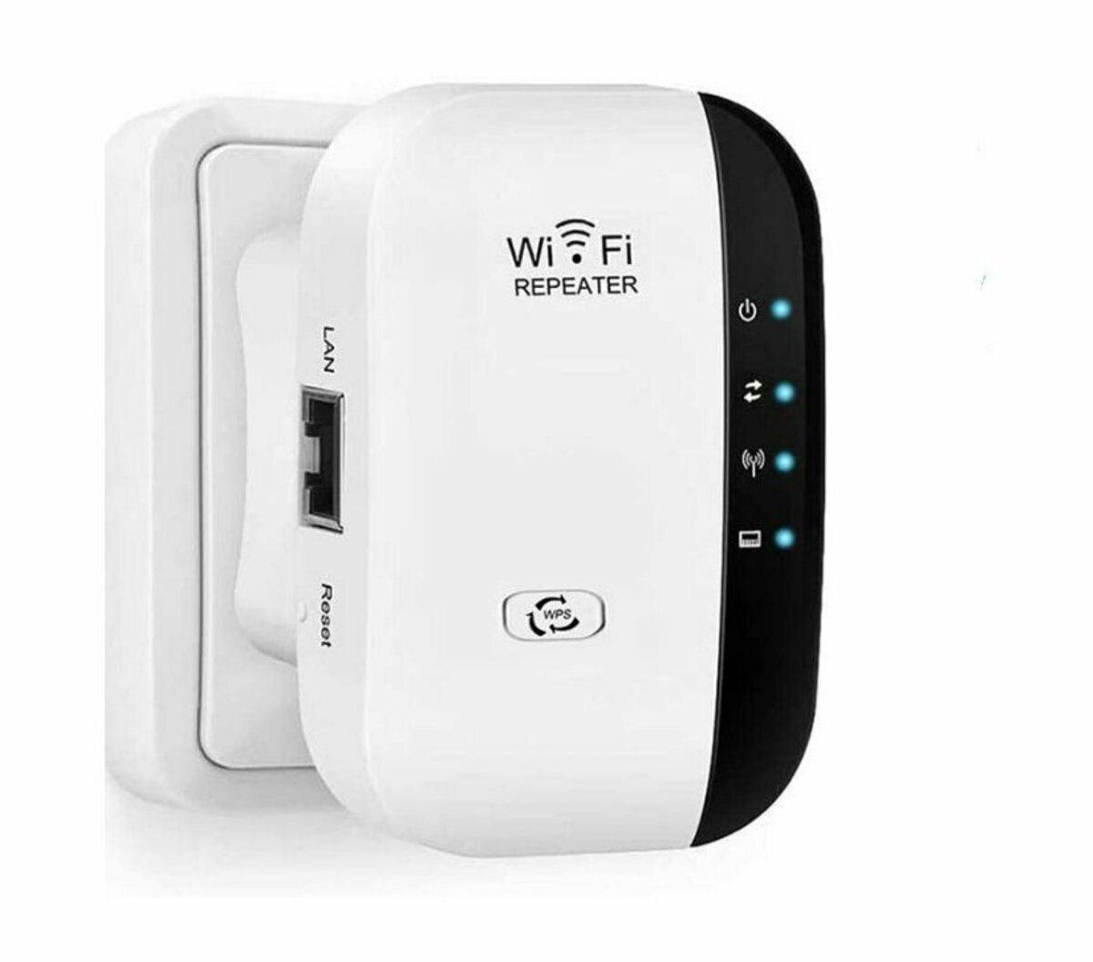 Hot selling WiFi signal booster, plug-in socket type, WiFi range extender, up to 300Mbps WIFI signal amplifier, 300M network WiFi signal booster, through-wall signal connection, router Wi-Fi signal connection booster
