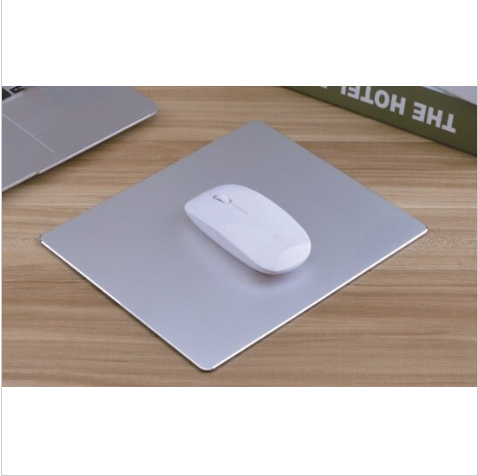 Hot selling aluminum alloy metal mouse pad silver | waterproof mouse pad Mouse Pad washable