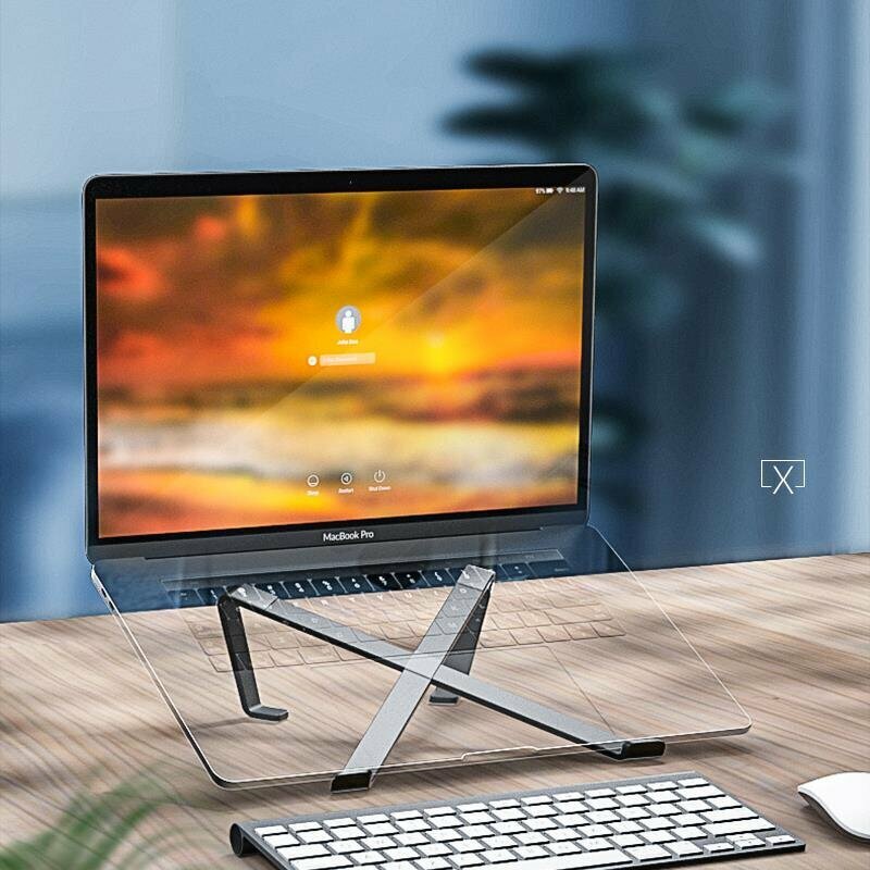 Hot Selling Nano Tech Ultra Light Aluminum Laptop Stand Portable Desktop Booster Bracket Laptop Tablet