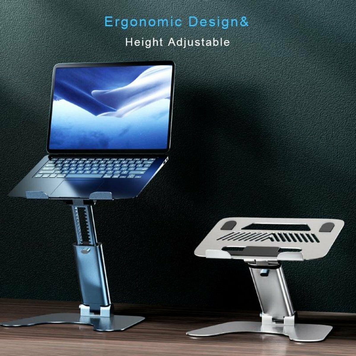 Hot Selling Nano Tech Lift Laptop Stand Aluminum Alloy Multi-angle Lift Adjustment Suitable for Laptops Under 20 Inches Apple MacBook
