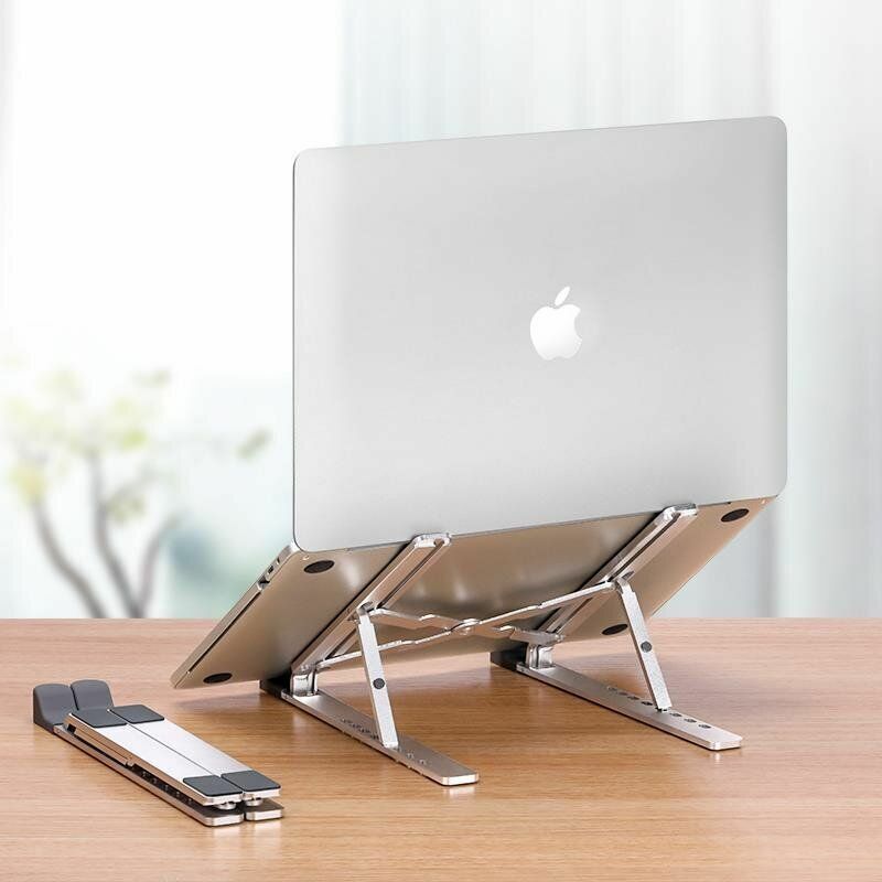 Hot Selling B5 Nano Pro Aluminum Laptop Stand Six-level Height Adjustment Portable Desktop Bracket Suitable for Laptops and Tablets Below 17 Inches