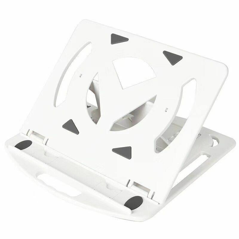 Hot selling white second generation popular in Japan, the bottom basin can be rotated, portable and foldable laptop with phone holder