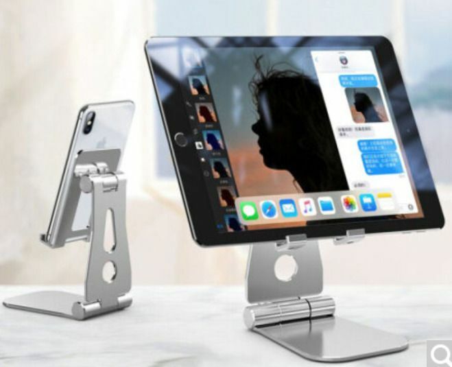 Hot selling (large size) tablet stand, 270 degree rotation, made of high quality aluminum alloy, rubber pad to prevent the stand from sliding, suitable for all 3.5 to 14 inch tablets