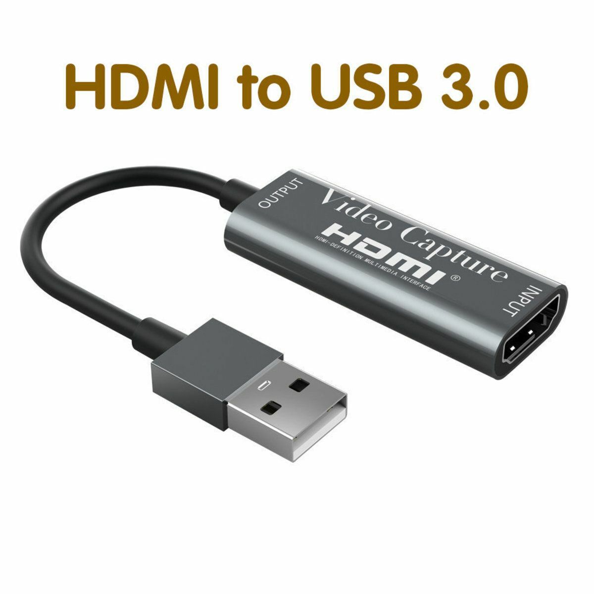 Hot selling HDMI capture card HD game live broadcast HDMI to USB3.0 connection collector 4K video capture card