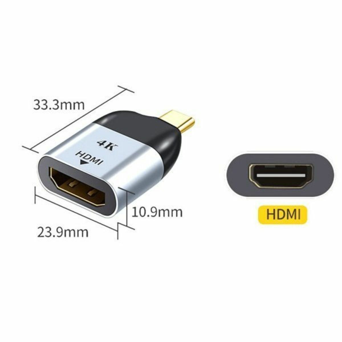 Hot selling Type C to HDMI 4K adapter netflix TV projector player iPad Pro Android Samsung LG
