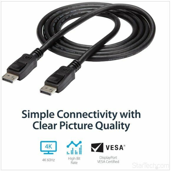 Hot Selling 1.5m 4K*2K DP Cable Version 1.2 Male to Male Displayport HD Computer Cable