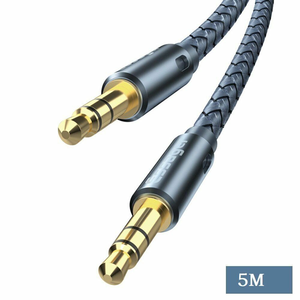 熱賣[5米] 3.5mm to 3.5mm 立體聲音源線 音訊連接線 公對公音頻線 AUX 線 耳機線