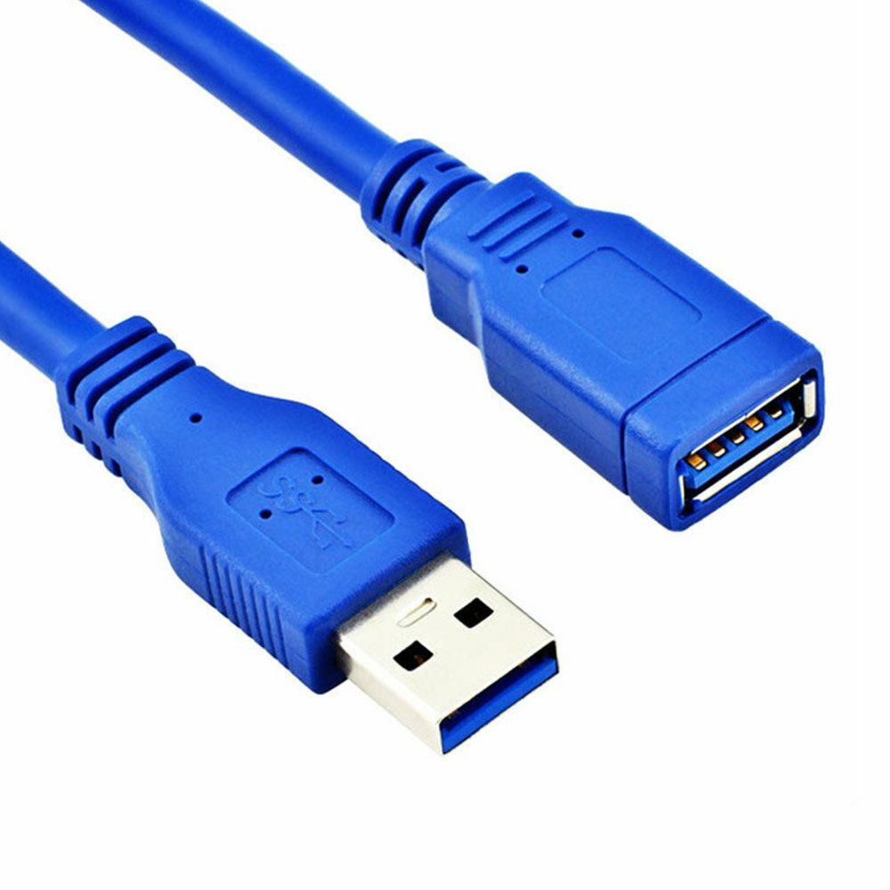 Hot selling 1.5m 3.0USB extension cable male to female AM ​​TO AF all copper high speed data cable computer printer extension cable male to female extension cable