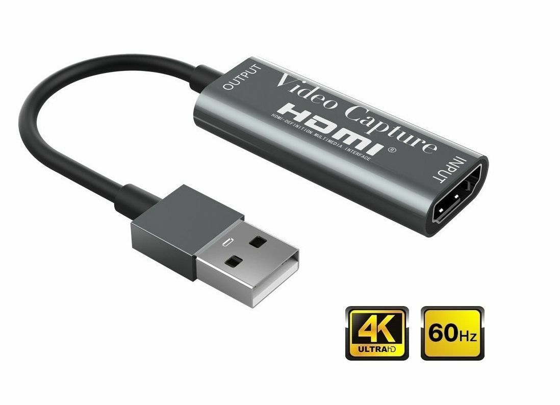 Hot selling HDMI capture card HD game live broadcast HDMI to USB connection collector 4K video capture card