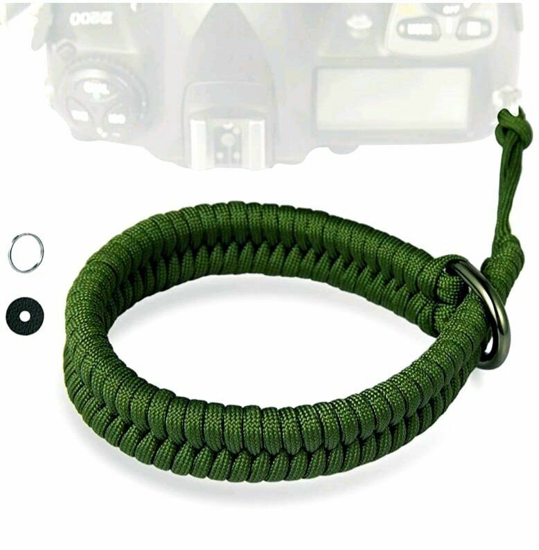 Hot Selling Camera Wrist Strap (Green, One Piece) Camera Strap Mountaineering Rope