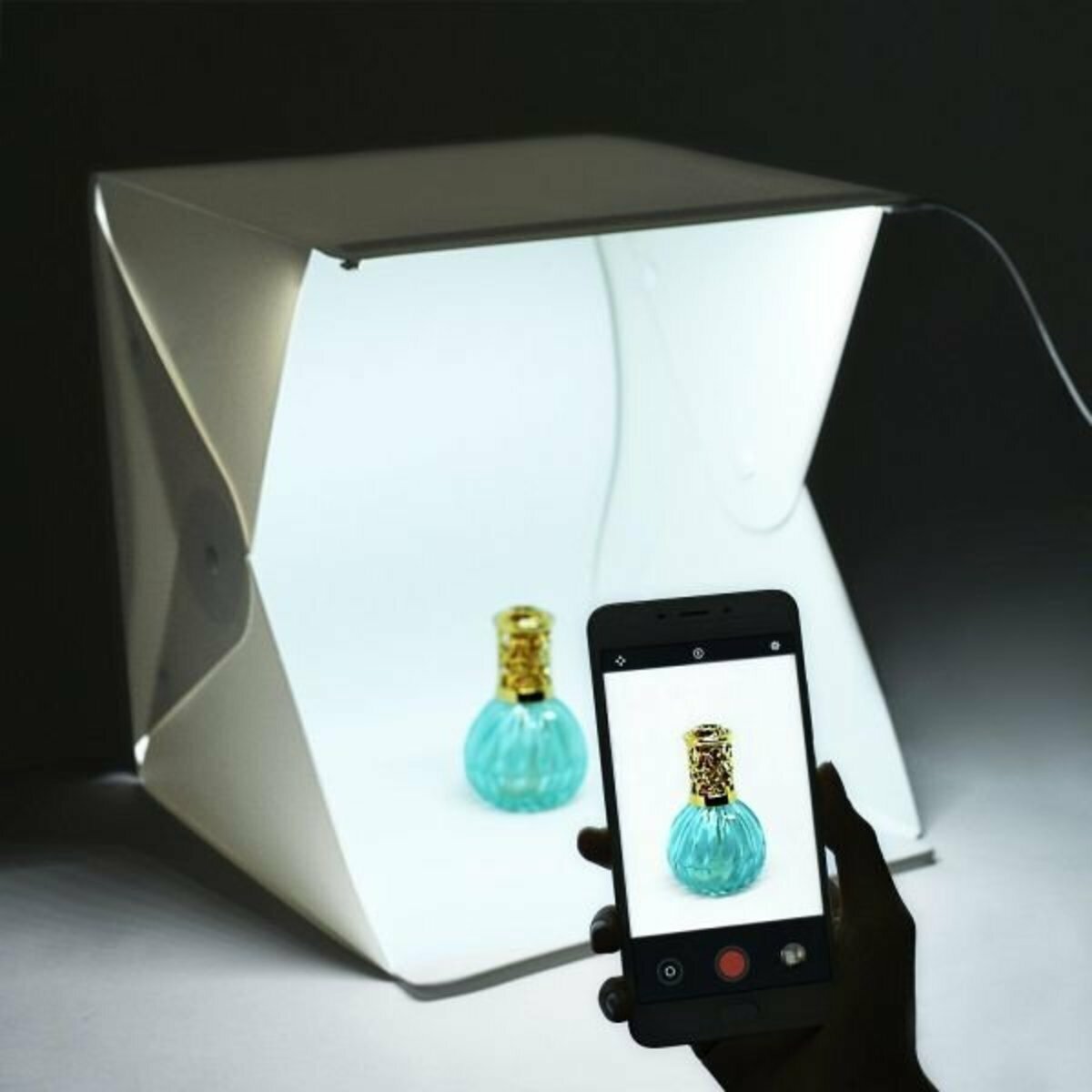 Hot selling portable foldable mini photography tool box small photography equipment photo light box