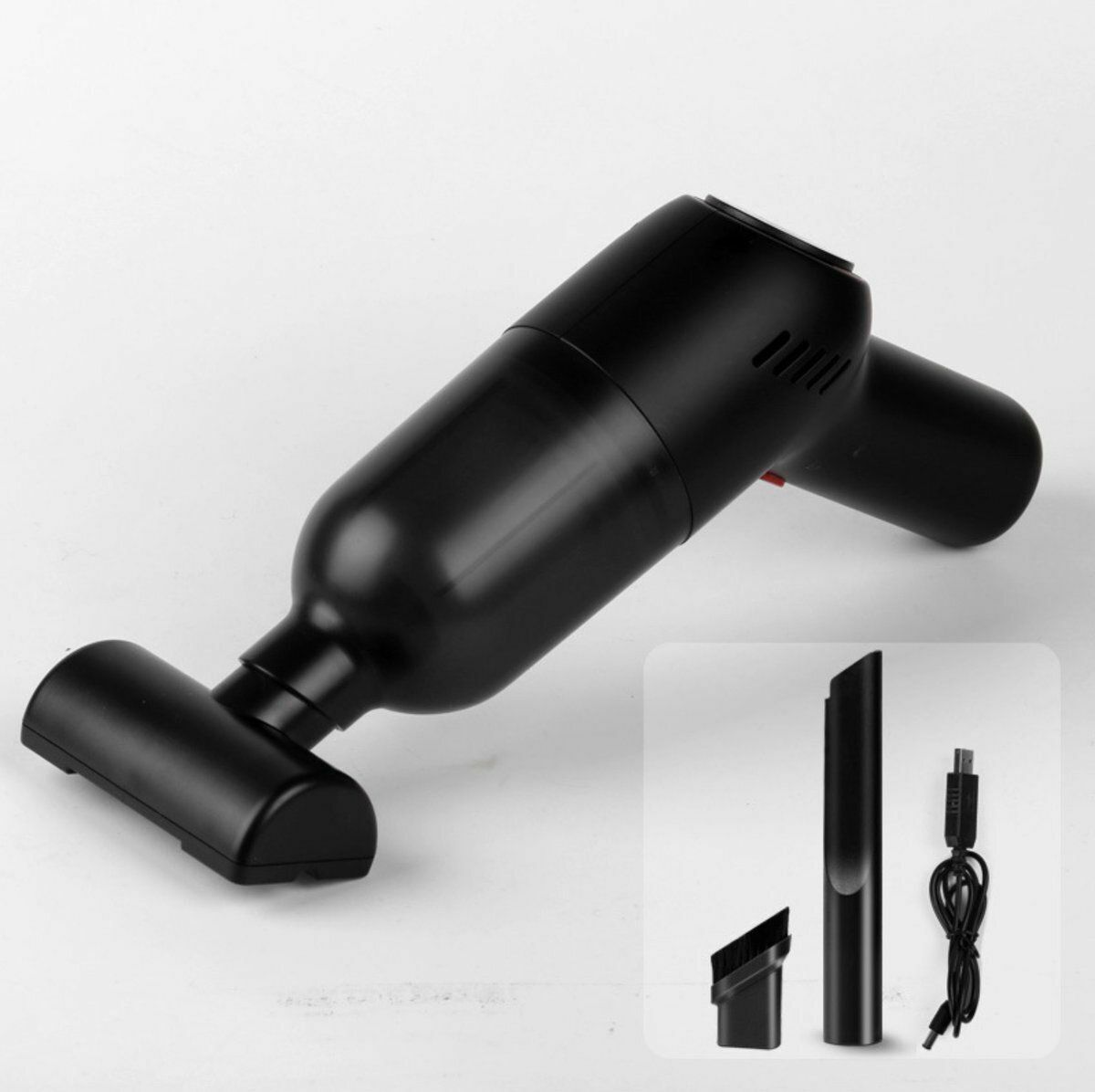 Hot Selling (Black) Portable Wireless Dust Mite Vacuum Cleaner Wireless Vacuum Cleaner Charging High Power Car Vacuum Cleaner Powerful Vacuum Cleaner USB Household Small Mini Vacuum Cleaner 8000pa Super Suction Vacuum Cleaner Portable Wireless Vacuum Cleaner Vacuum Cleaner