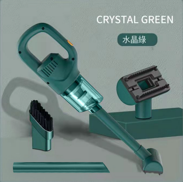 Hot seller car dual-purpose vacuum cleaner (green)