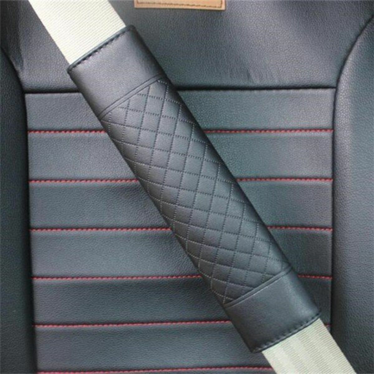 Hot Selling [1 Set of 2 Pieces] Car Seat Belt Shoulder Cover Soft and Comfortable Suitable for Adults Easy to Clean No Dust Collection