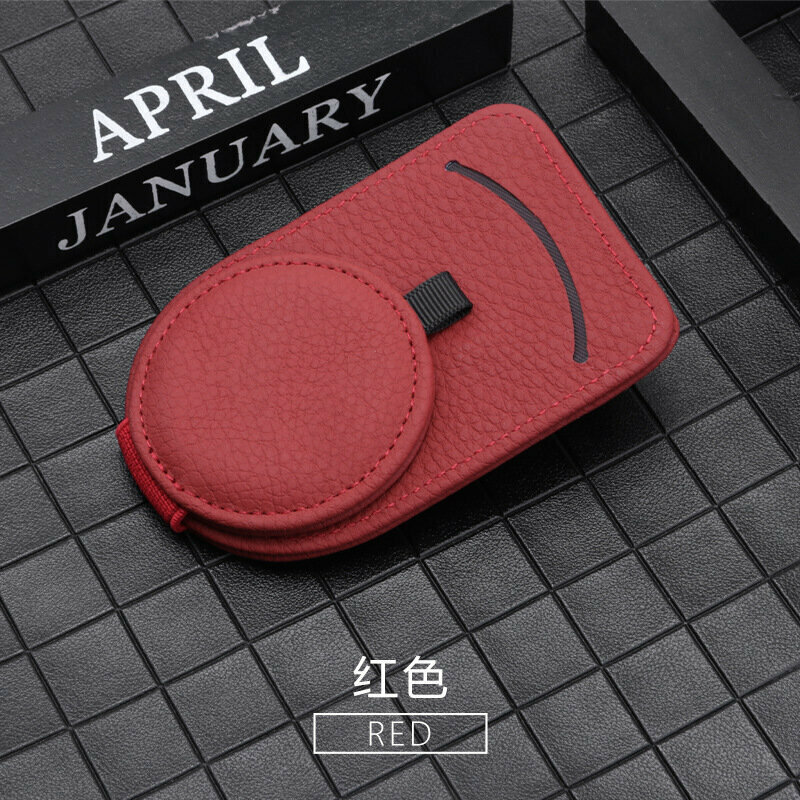 Hot selling car sun clip card storage new car glasses clip multi-function sun visor card ticket storage bag glasses frame car sunglasses case
