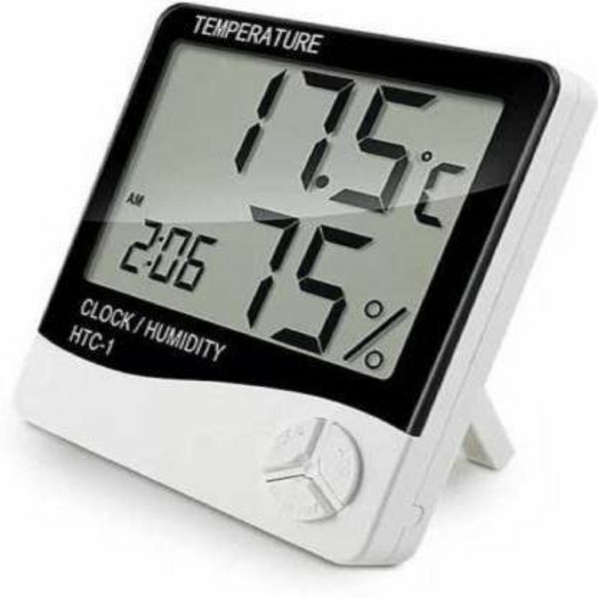 Hot recommendation HTC-1 indoor thermometer/hygrometer/alarm clock/calendar display