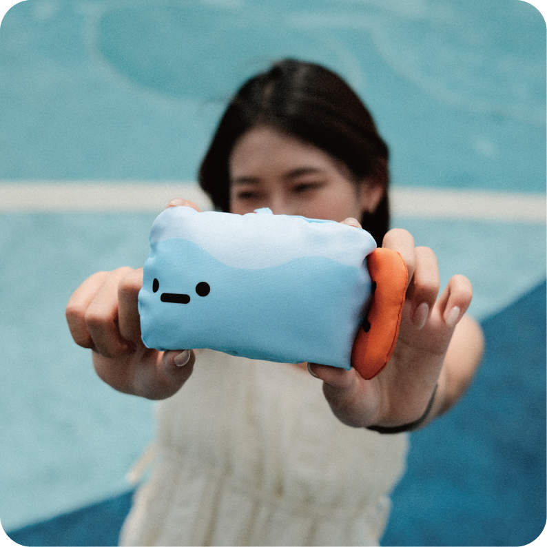 『新品』炸の環保收納袋 - 富士/炸蝦