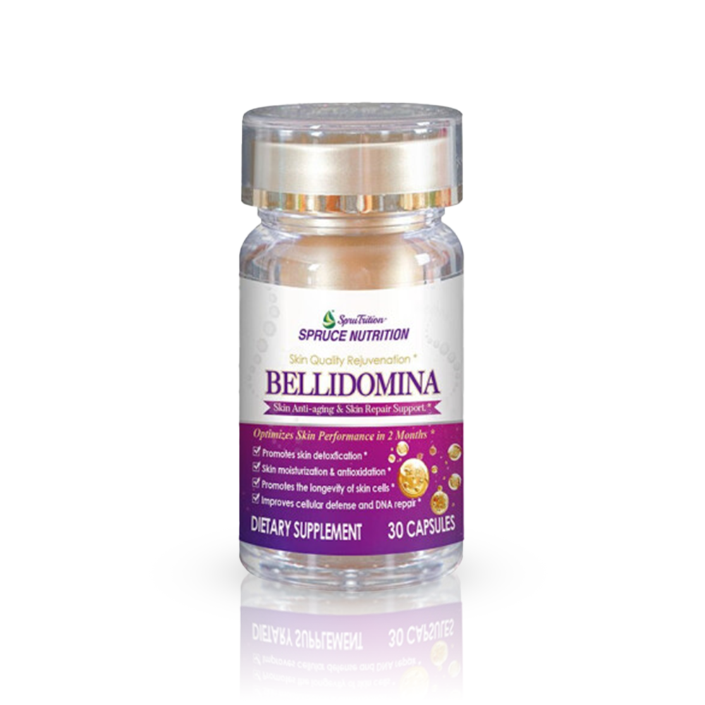 【 Spruce Nutrition 】DracoBelle™ Nu 專利美白抗糖黃金素｜BELLIDOMINA｜30 粒裝（美國原裝行貨）美國雲杉SPRUCE