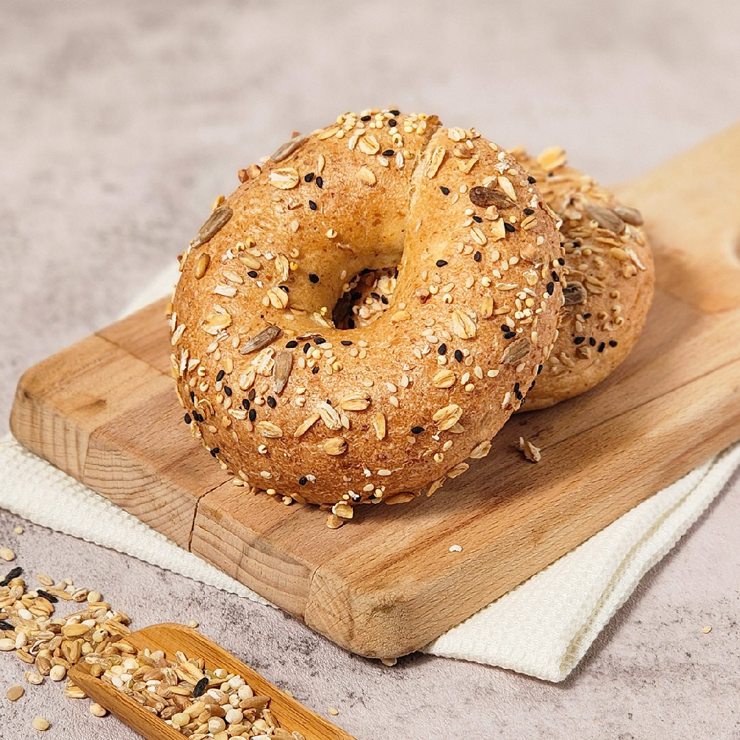 原味穀香元氣高鈣貝果3入