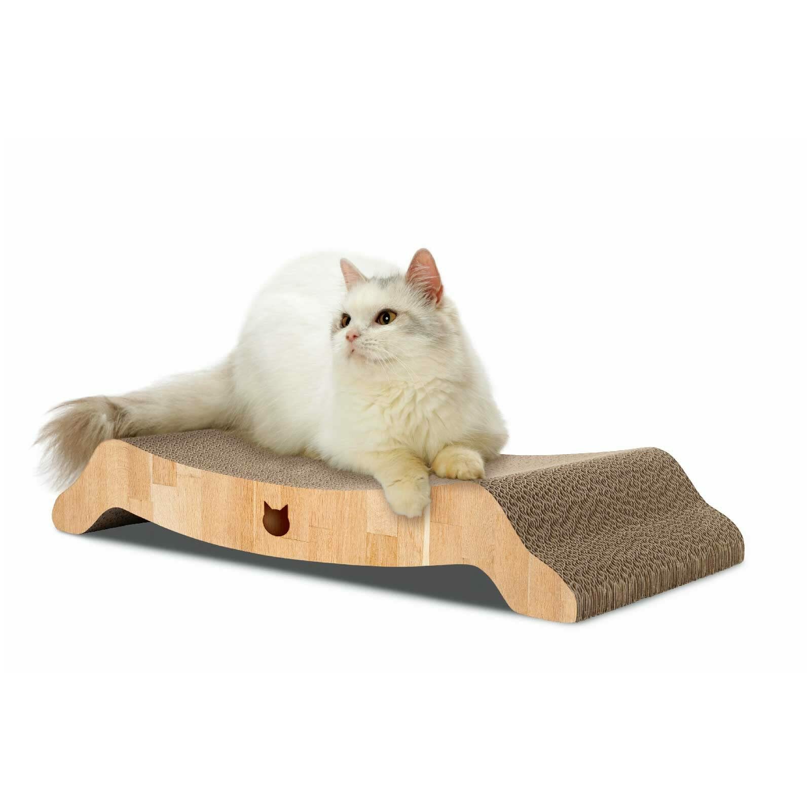 貓壹 Necoichi 雙面淺木紋拱橋型抓抓板 L Size
