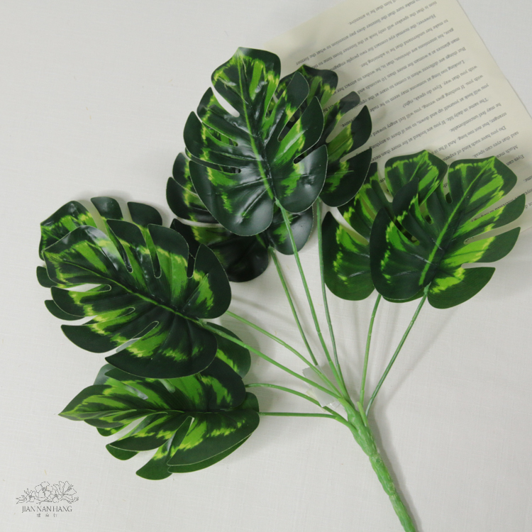 人造葉 9頭小電信蘭龜背葉