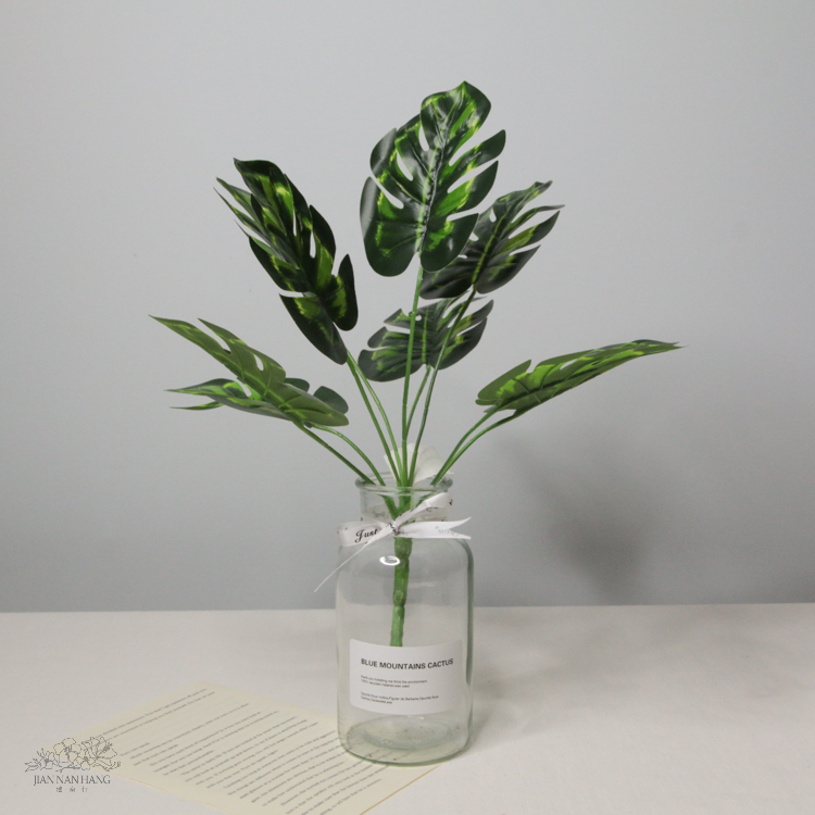 人造葉 9頭小電信蘭龜背葉