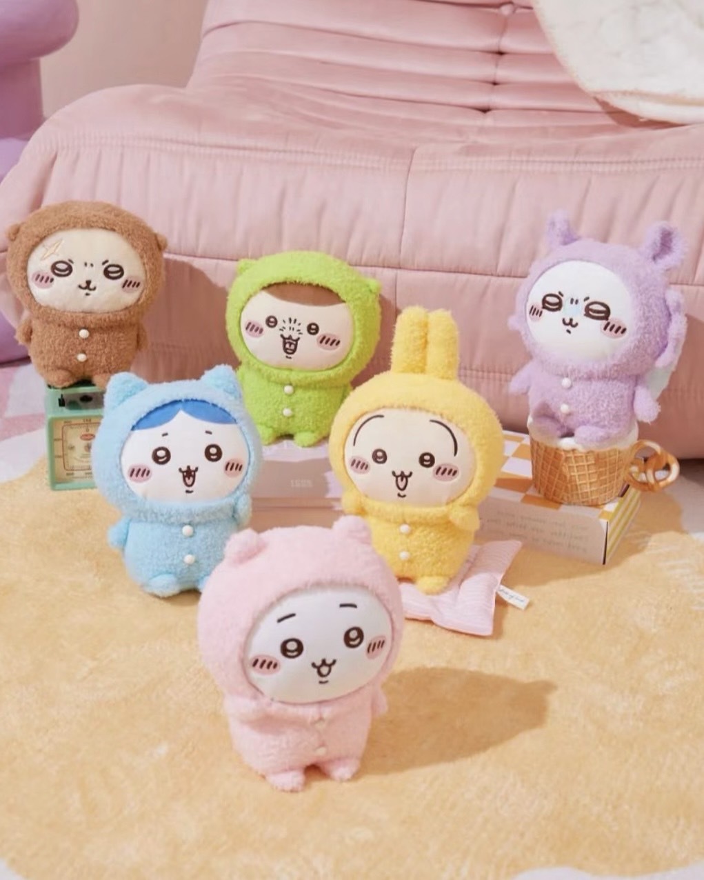 KTQ STORE ‧ Miniso X chiikawa 吉伊卡哇第三彈 睡衣系列娃娃 共六款