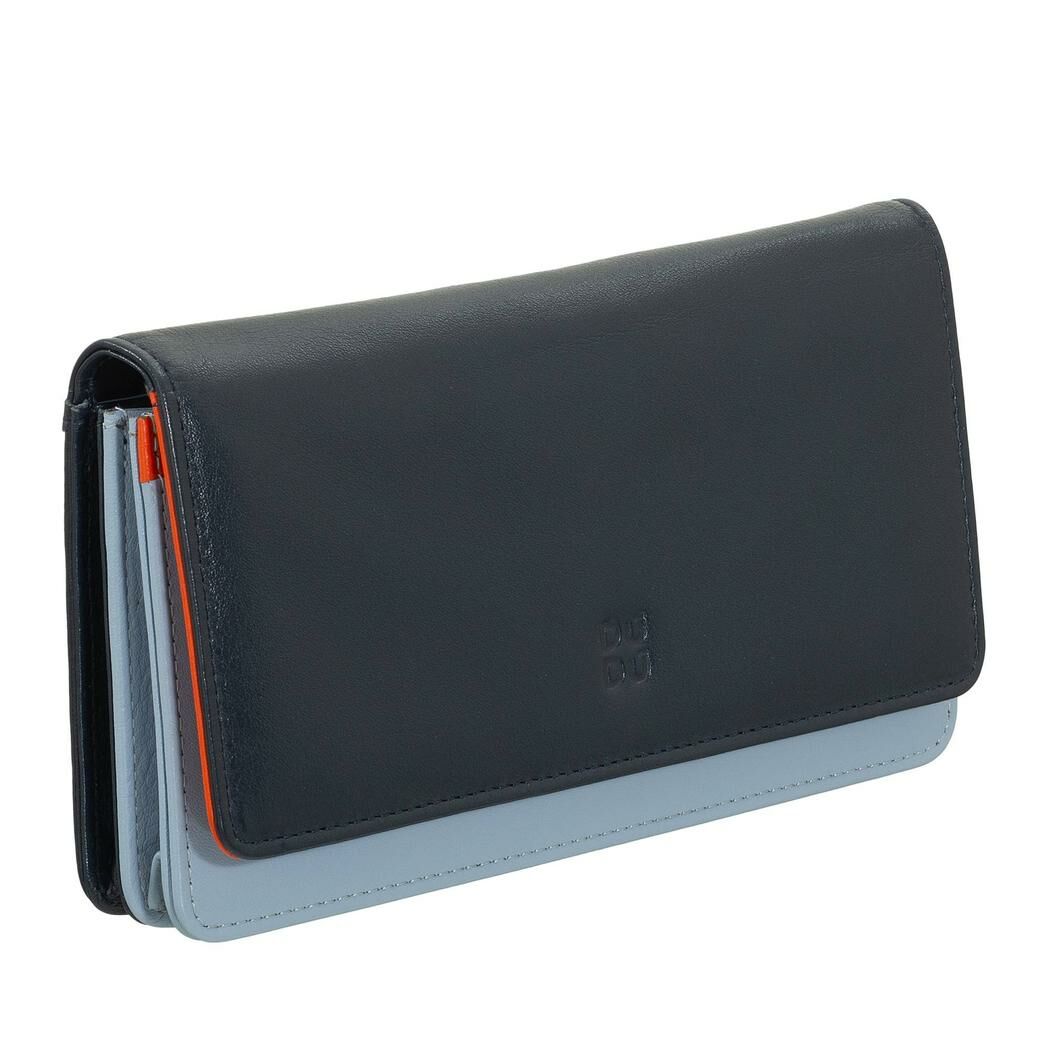 Dudu Women's Leather Wallet Canarie 534-1162-07 Navy