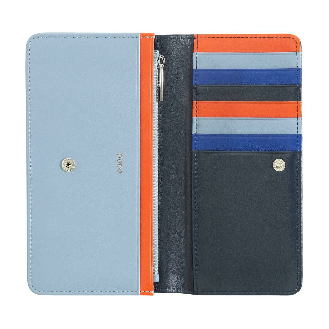 Dudu Women's Leather Wallet Canarie 534-1162-07 Navy