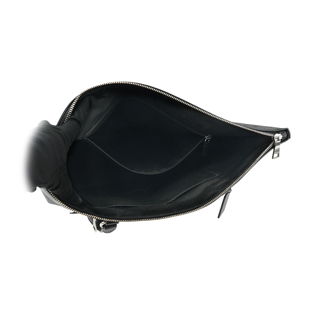 【COACH】Gallery 塗層帆布拉鍊托特包(石墨黑) 79609 SVTSQ