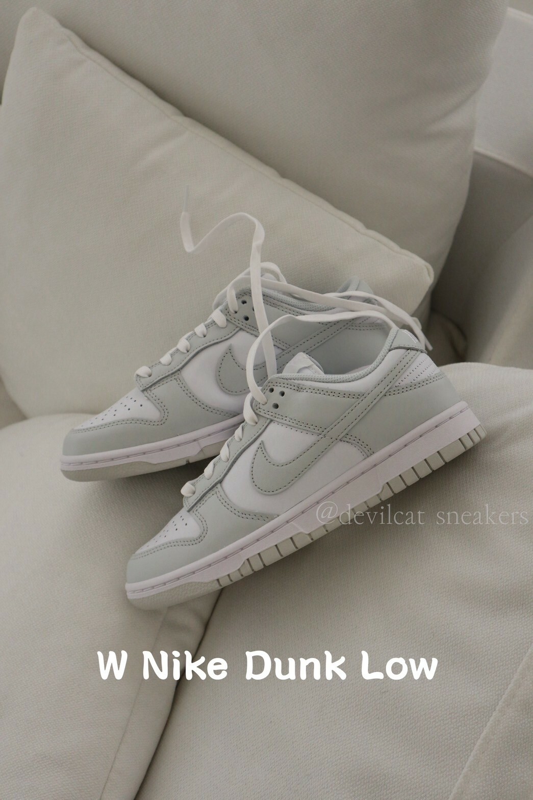 Nike Dunk Low "Photon Dust" 低筒 白灰 淺灰 女款 (DD1503-103)