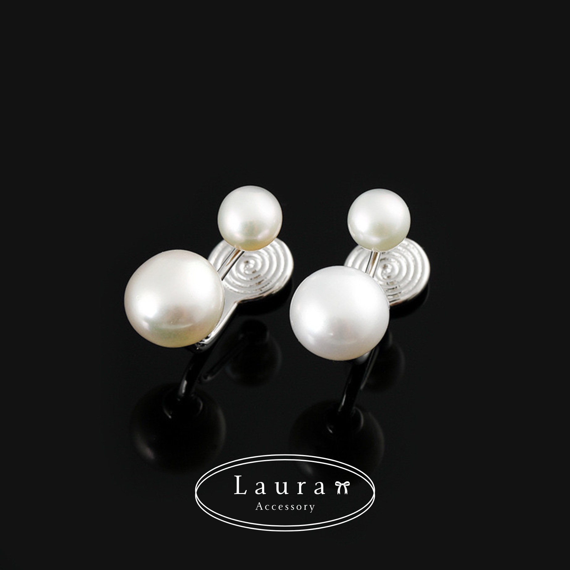 A29淡水珍珠耳夾