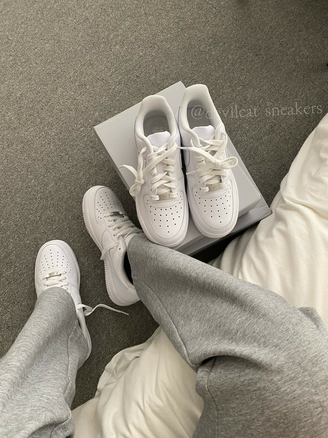 <現貨秒發!!>Nike Air Force 1 "Triple White" 全白 男女鞋 經典低筒