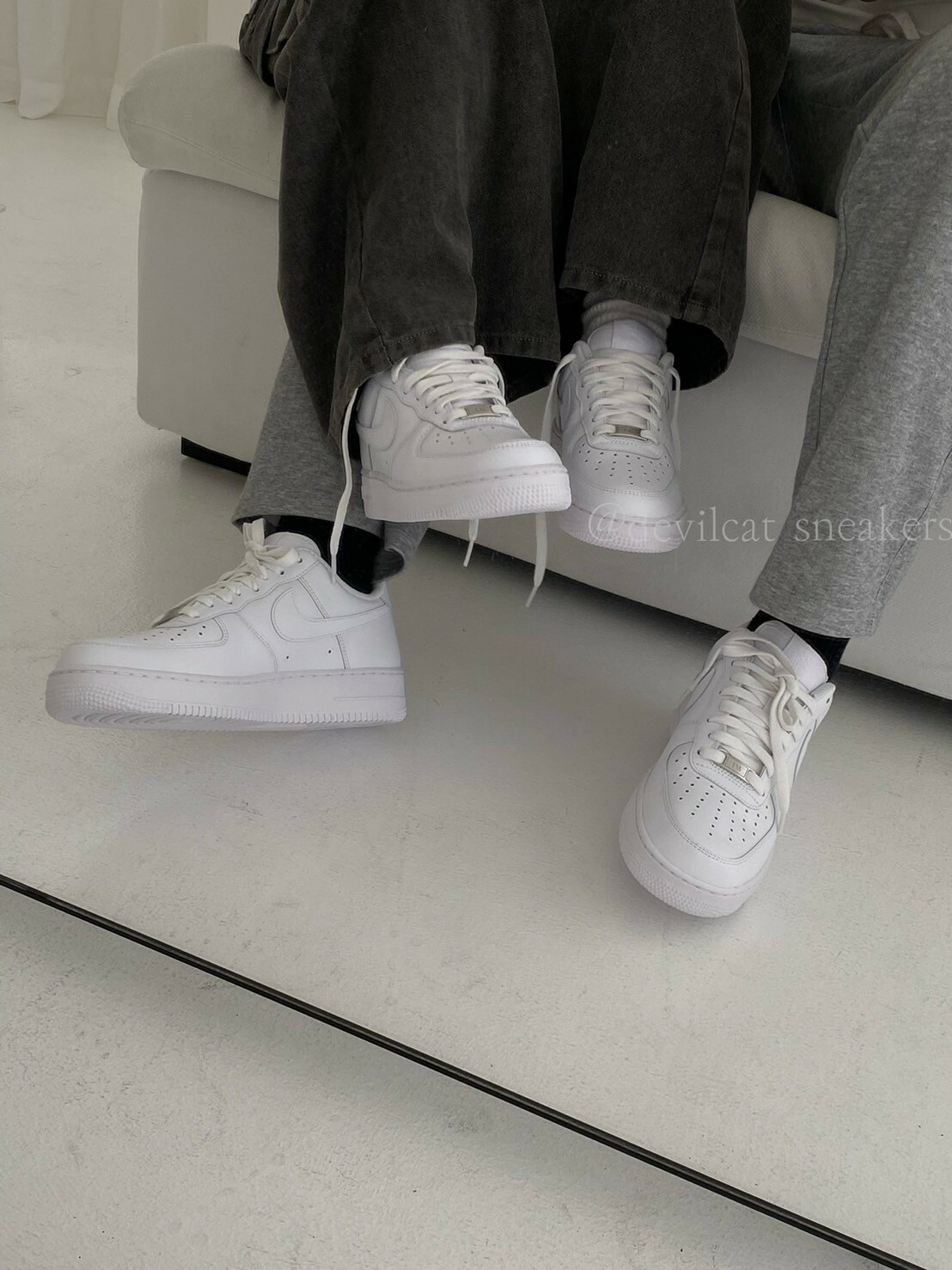 <現貨秒發!!>Nike Air Force 1 "Triple White" 全白 男女鞋 經典低筒