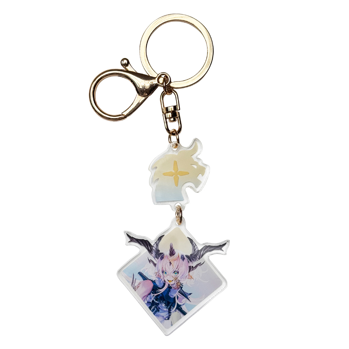 《神魔之塔》劍光魘影串串壓克力鑰匙圈（所多瑪/蛾摩拉）