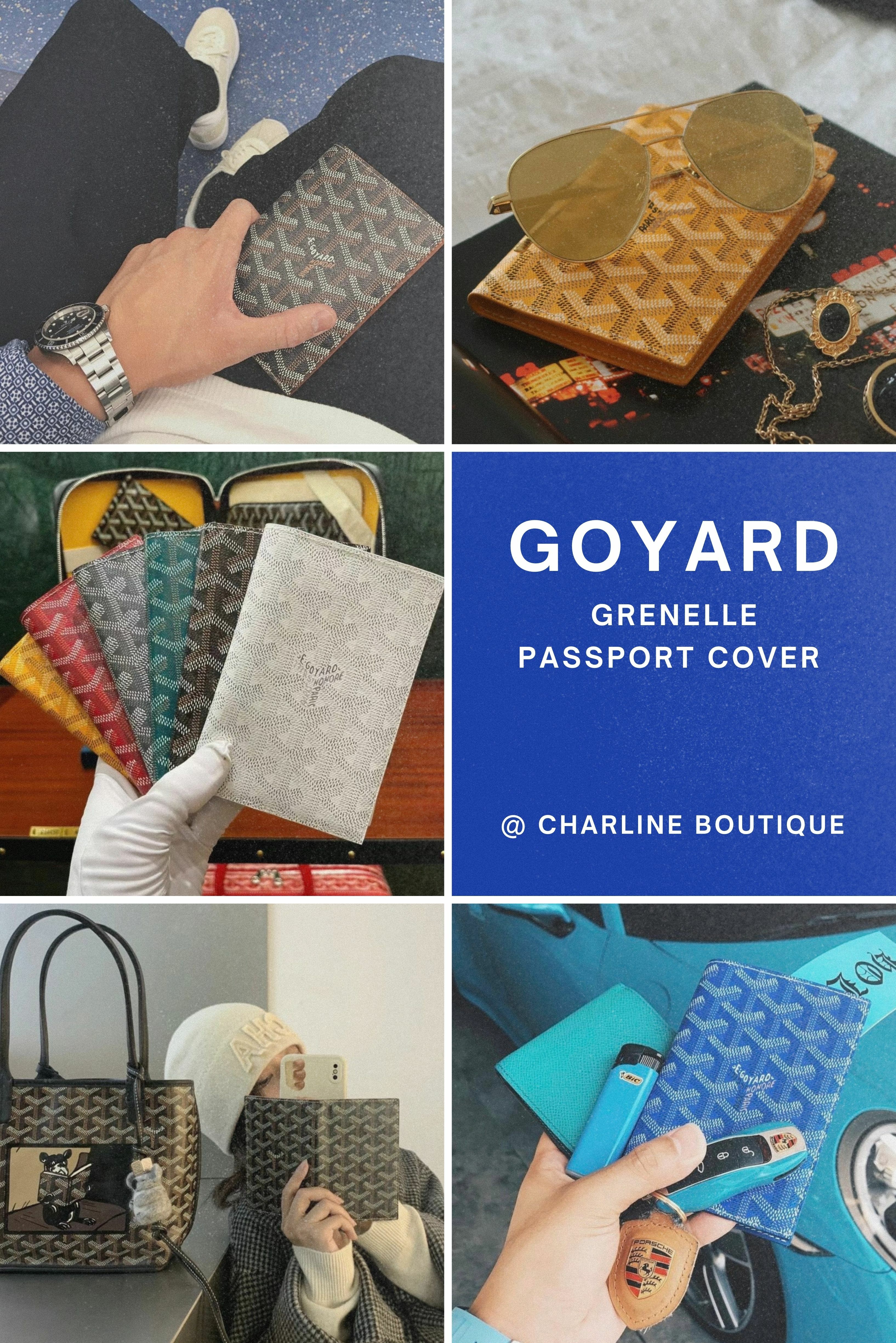 Grenelle Passport Cover  這款護照夾兼具卡夾的功能，一舉兩得的設計讓人愛不釋手，有了這款護照夾，出門再也不用額外攜帶其他卡夾了。它設有1護照夾層 / 4卡片夾層 / 2暗袋夾層，左側為開口式設計，可夾機票，右側為閉口設計，可安全放置護照。即使放入兩本護照，仍然可以輕鬆合上，實用性十足。而且還能和旅行袋搭配顏色同色系，喜歡玩色系的人千萬不能錯過在旅行飛行中能配成組的好機會日常使用再合適不過！