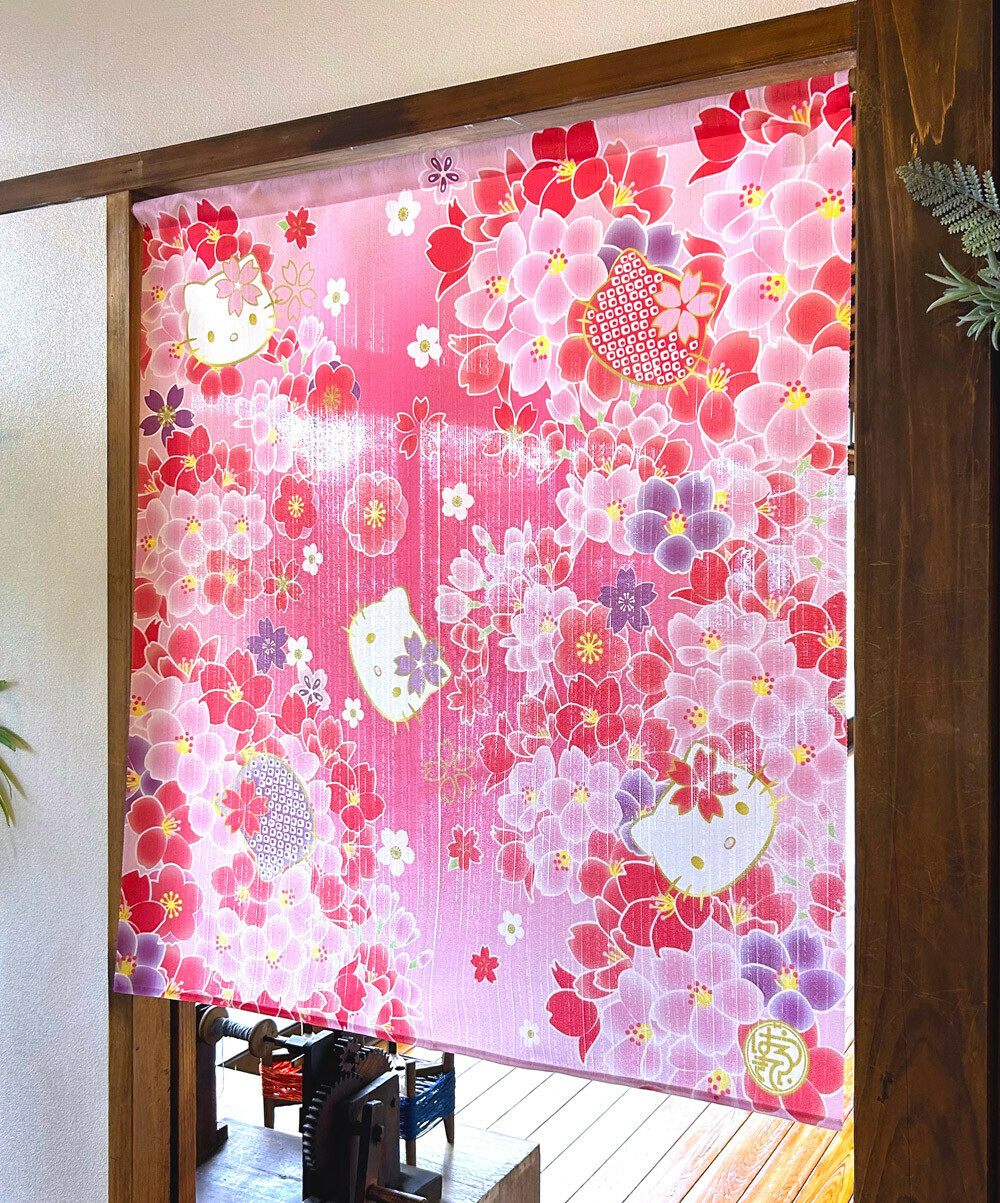 Sanrio Hello Kitty 短門簾 85 x 90 cm #CM24-21732 豪華絢爛