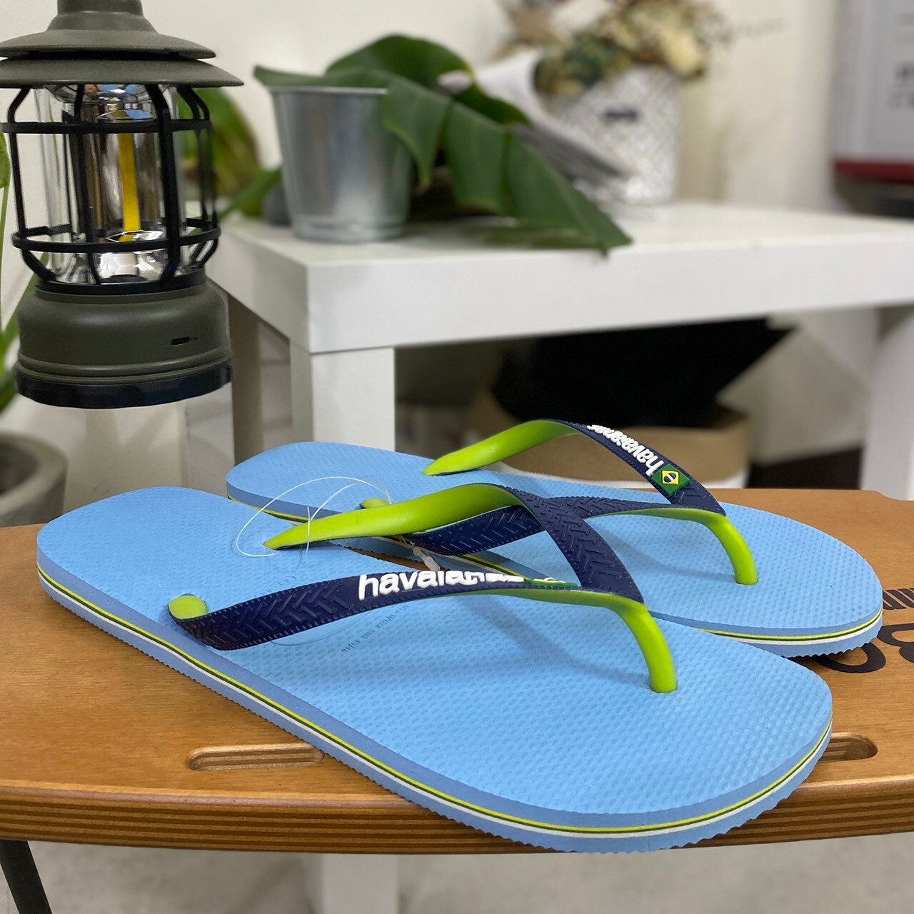 Havaianas 哈瓦仕 拖鞋 男鞋 雙色 國旗 雙藍 4123206-1056U