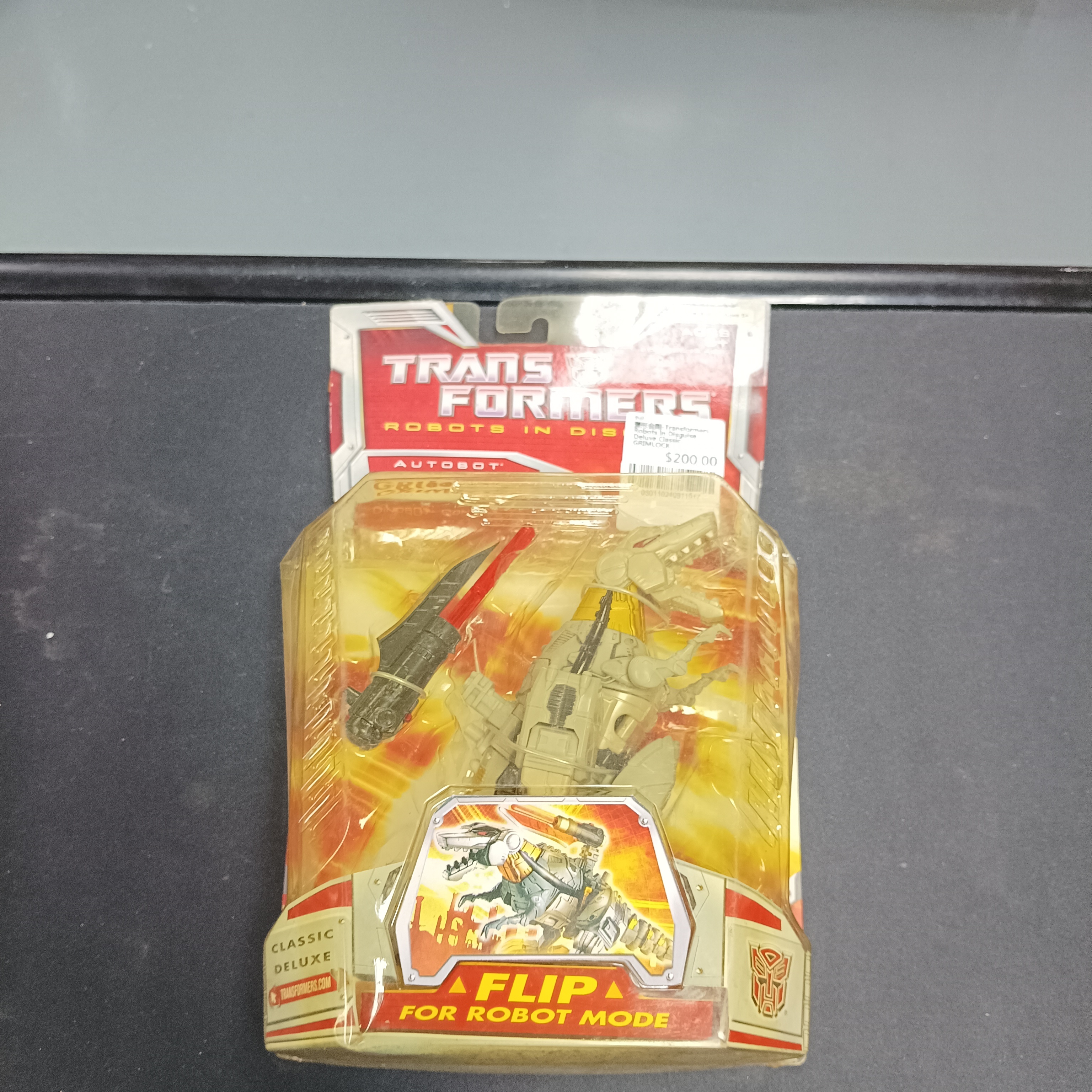 變形金剛-Transformers Robots In Disguise Deluxe Classic GRIMLOCK