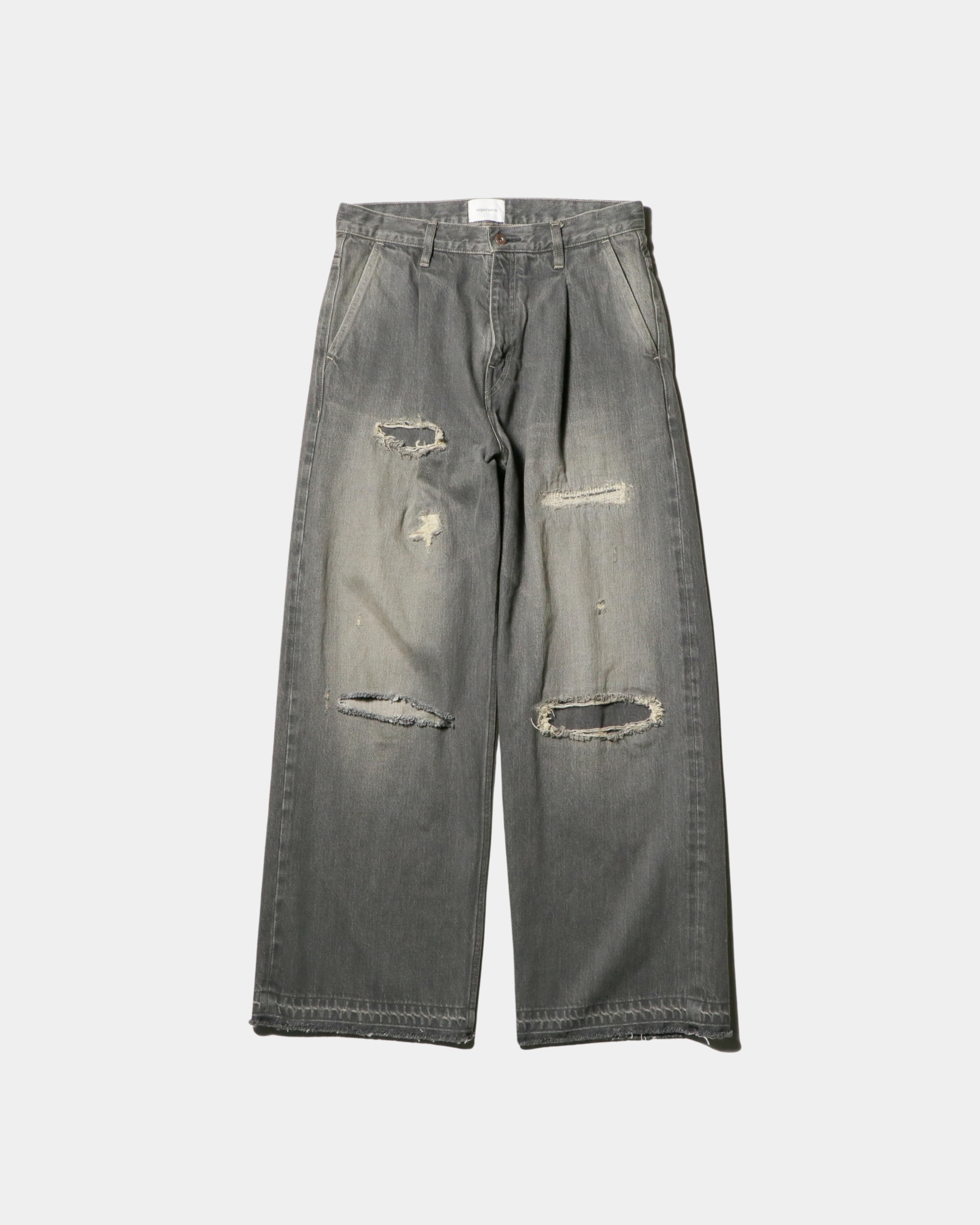 superNova. - Selvedge wide jeans / 2COLORS