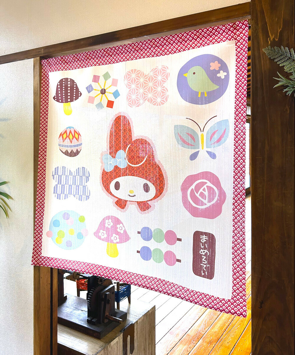 Sanrio My Melody 短門簾 85 x 90 cm #CM24-21733 和小物