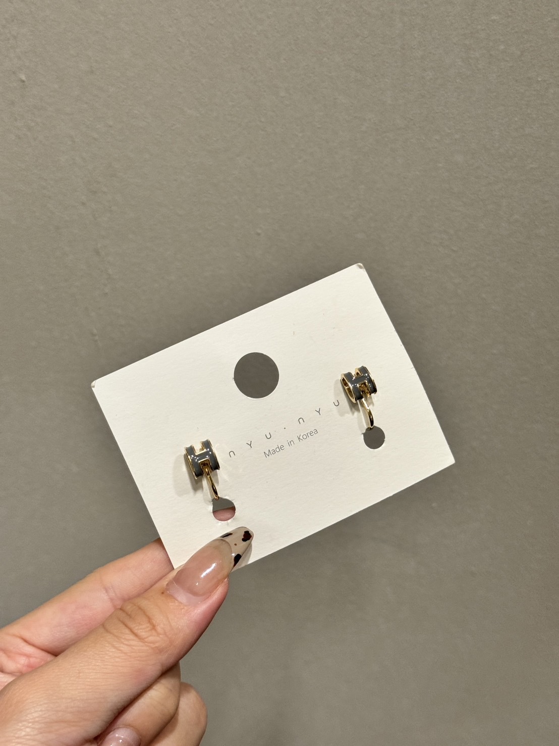 正韓耳環 耳夾式