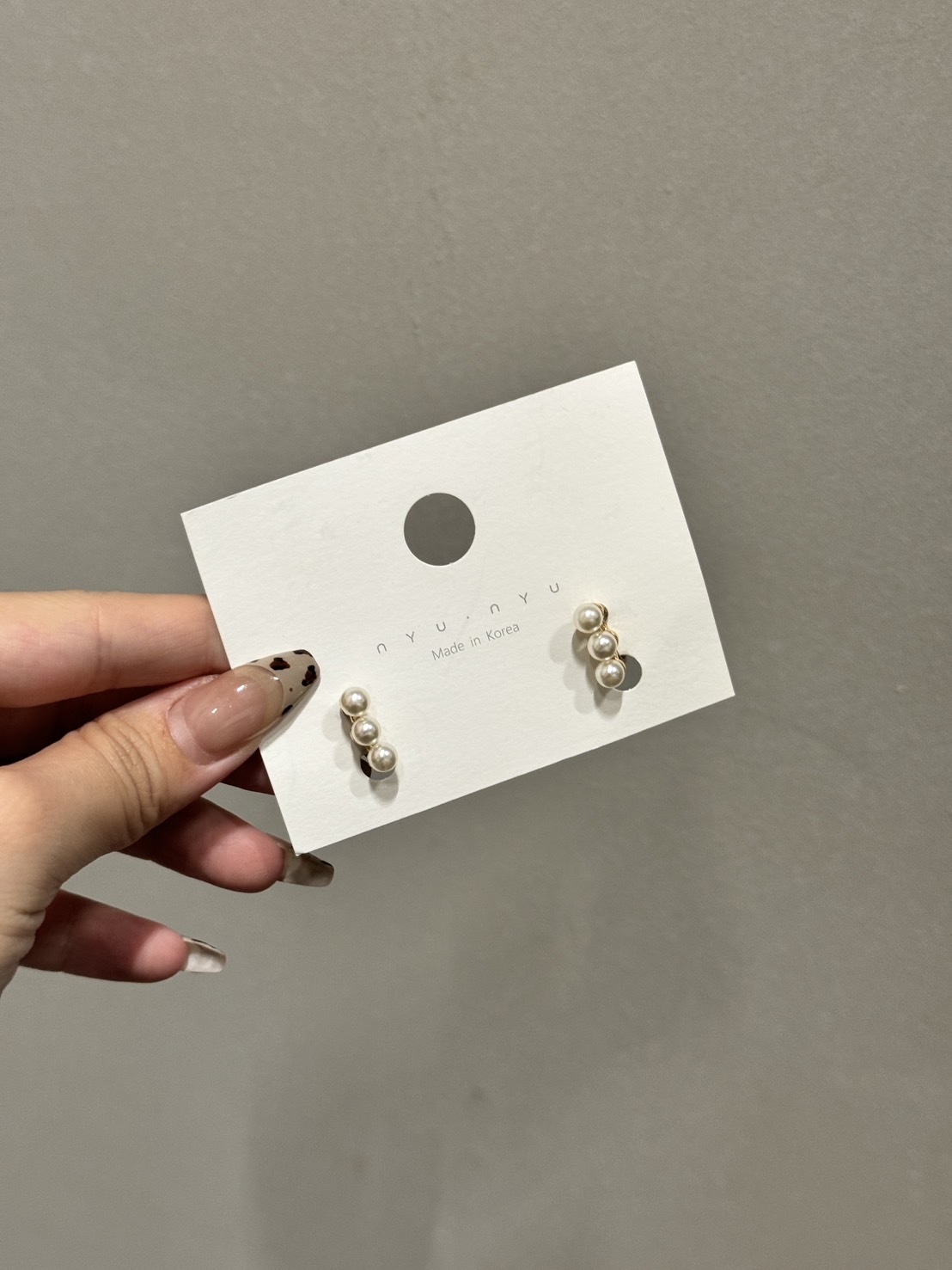 正韓耳環 耳夾式