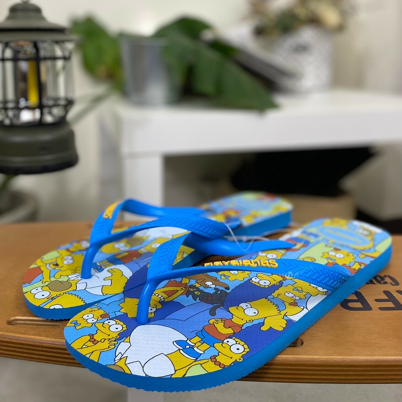 Havaianas 哈瓦仕 拖鞋 夾腳拖 男鞋 辛普森 雙藍 4137889-0212U