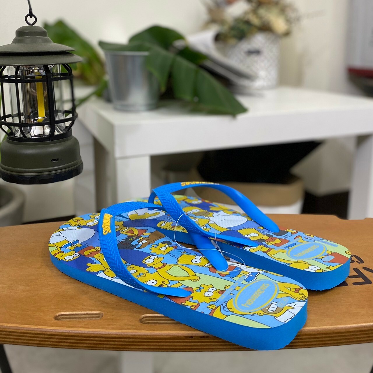 Havaianas 哈瓦仕 拖鞋 夾腳拖 男鞋 辛普森 雙藍 4137889-0212U