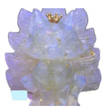 [S] GEMZ & CO MNTF NINE TAILED FOX DISPLAY, OPAL, V47 (V47)