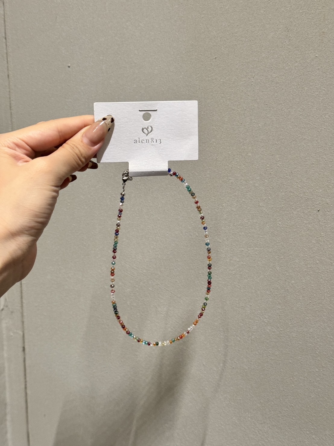 正韓彩色珠珠項鍊